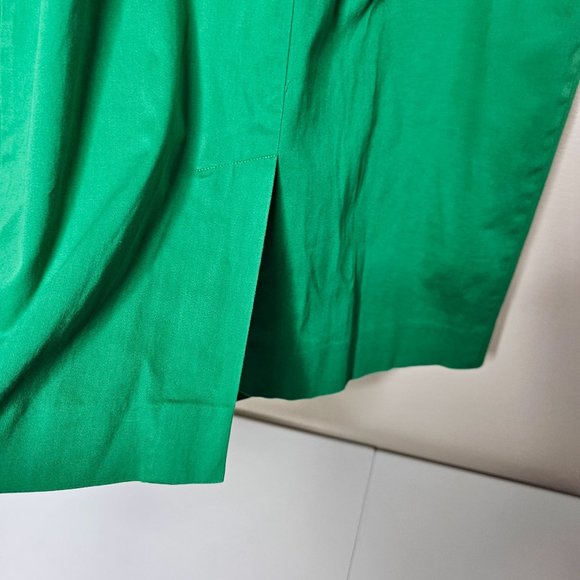 Boden Size 6 Green Color Block Sheath Dress V Neck Knee Length Sleeveless - Picture 6 of 8